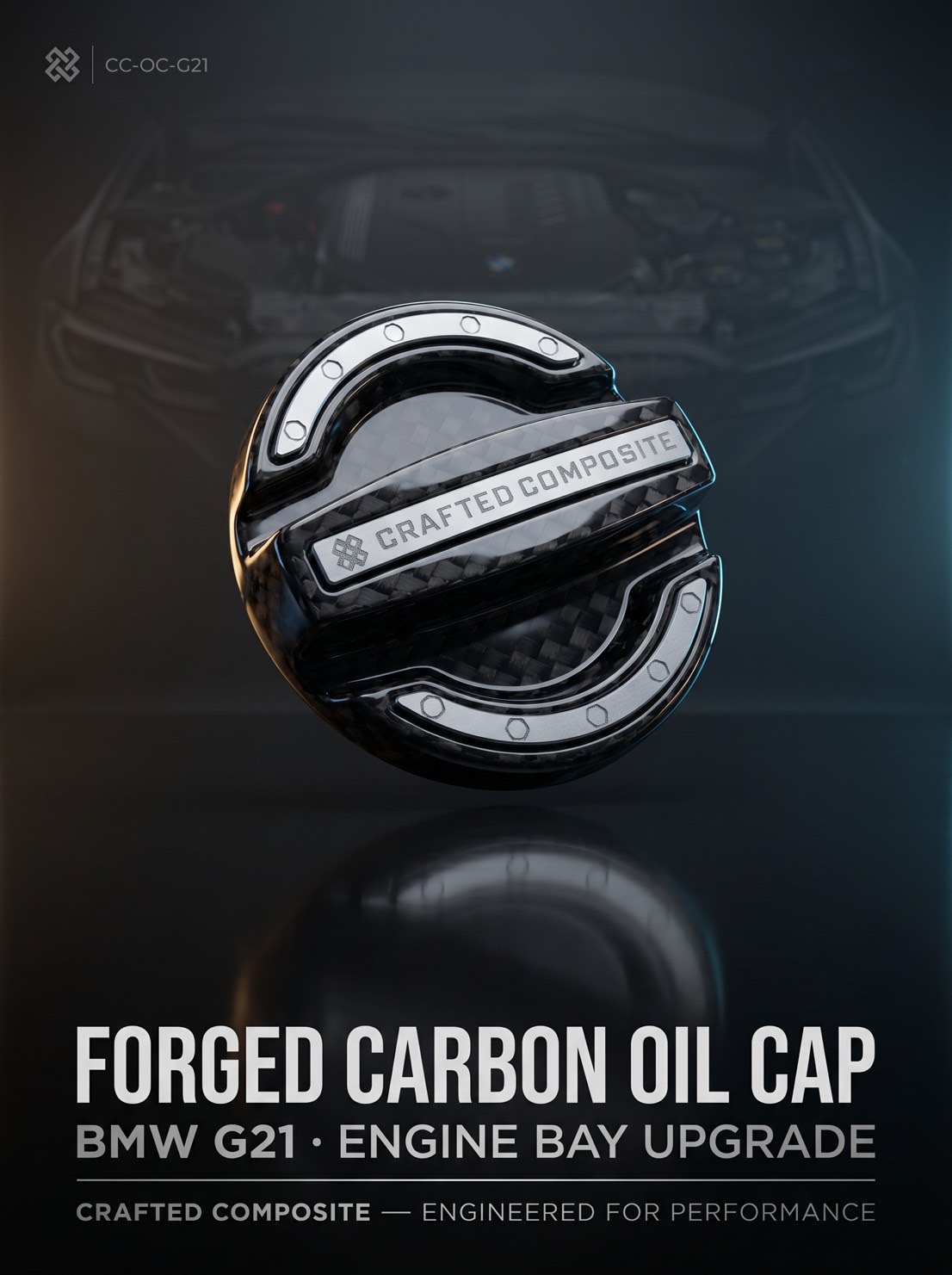 BMW Forged Carbon Oil Cap